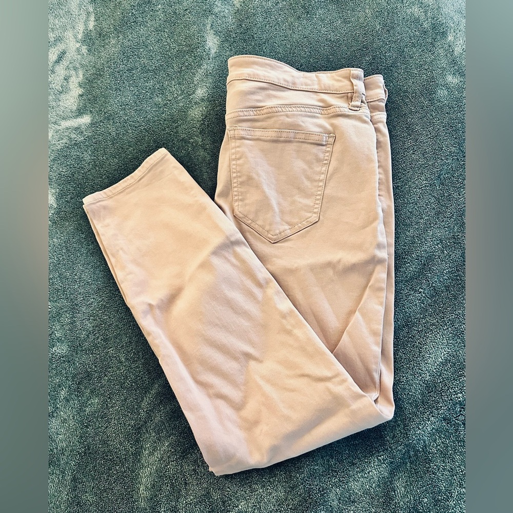 Buffalo pale pink stretch jeans